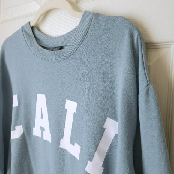 Wild Fable Blue CALI Sweatshirt - Picture 5 of 12